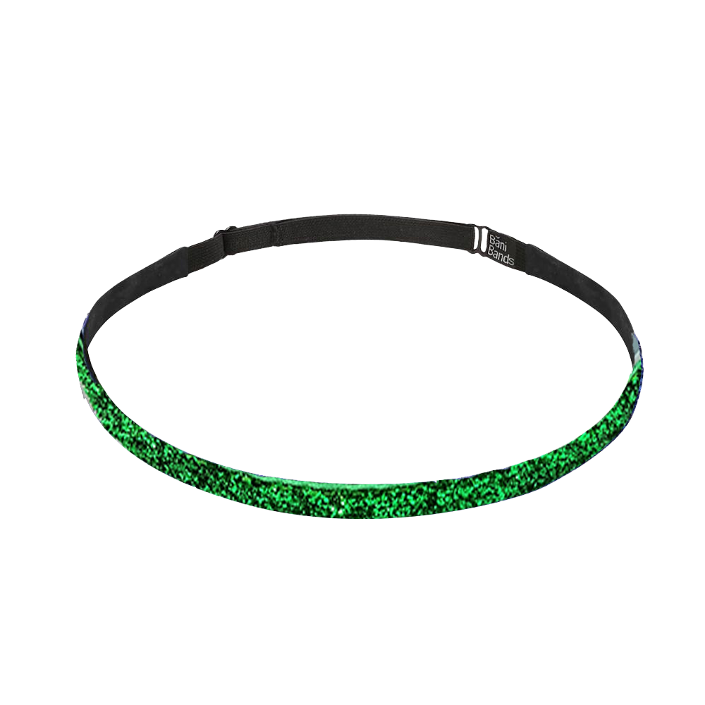 Glitter Skinny Emerald Green