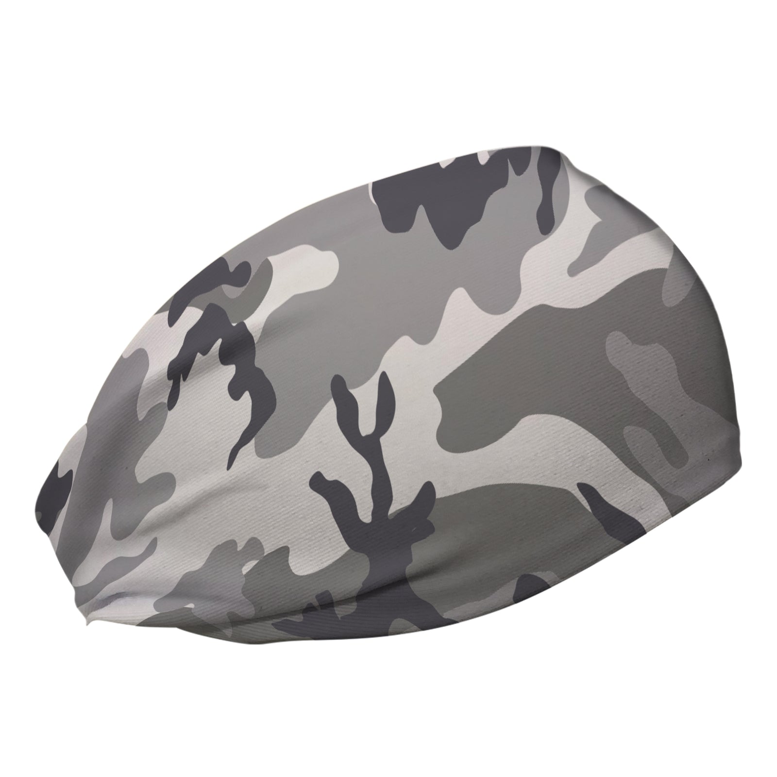 Gray Camo Cooling Headband