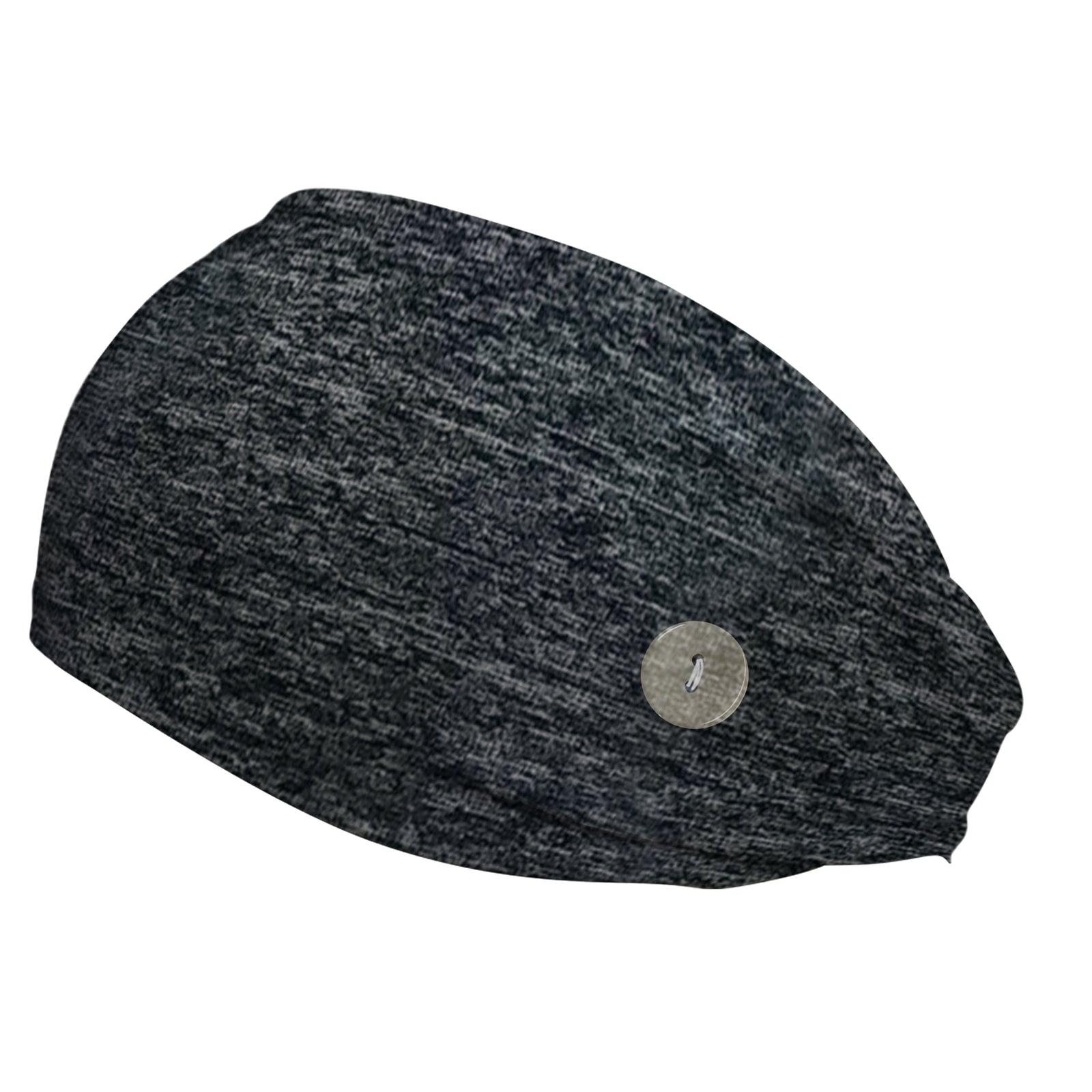 Heather Gray Headband with Buttons