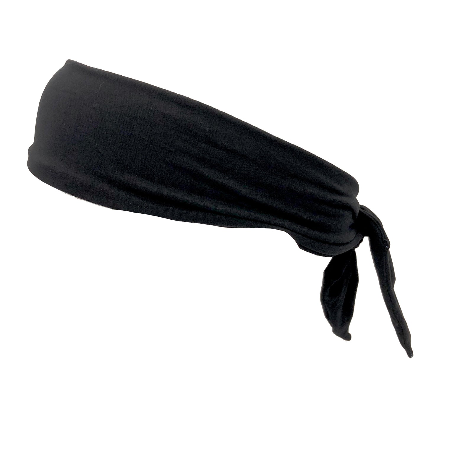 Tie Headband Heather Black