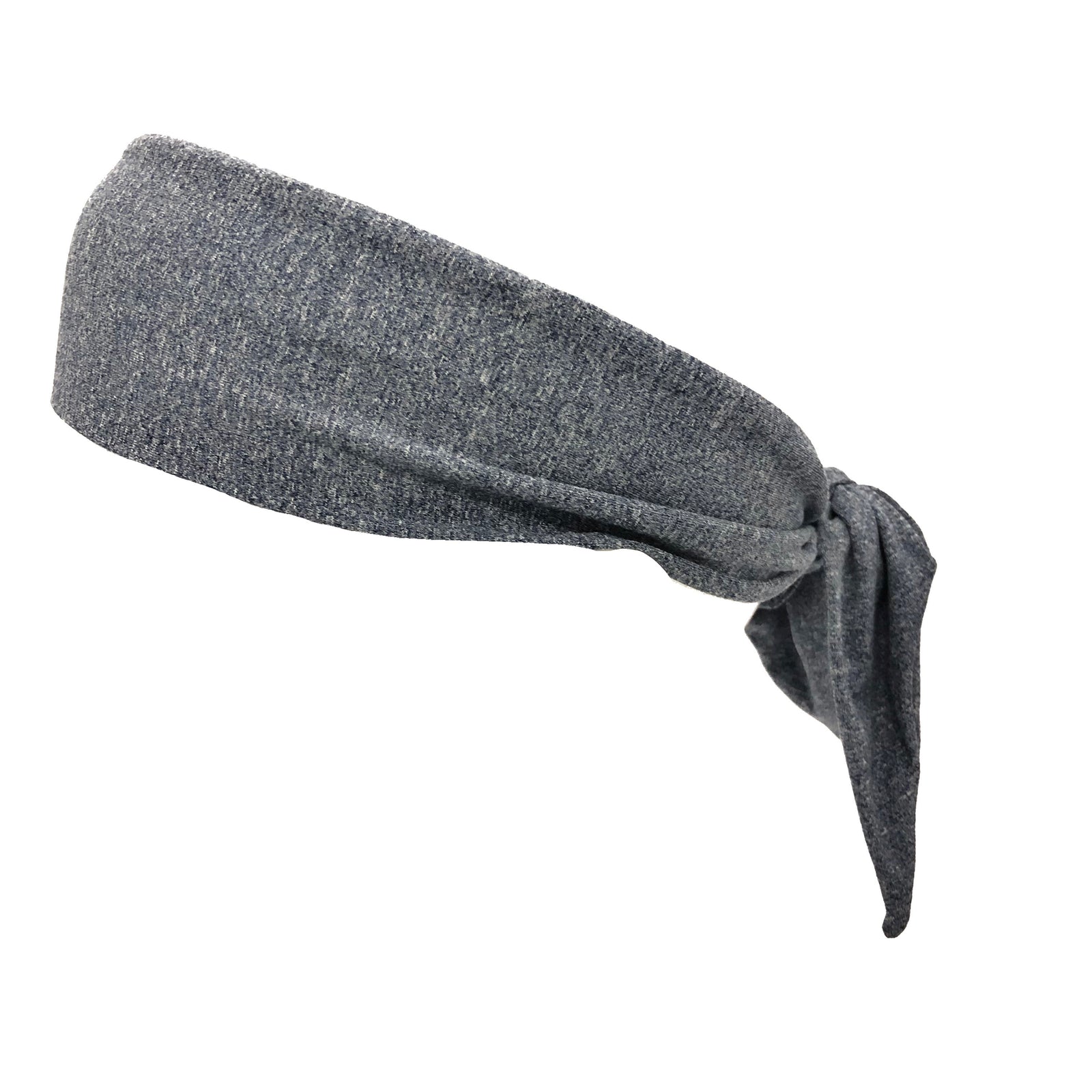 Tie Headband Heather Navy