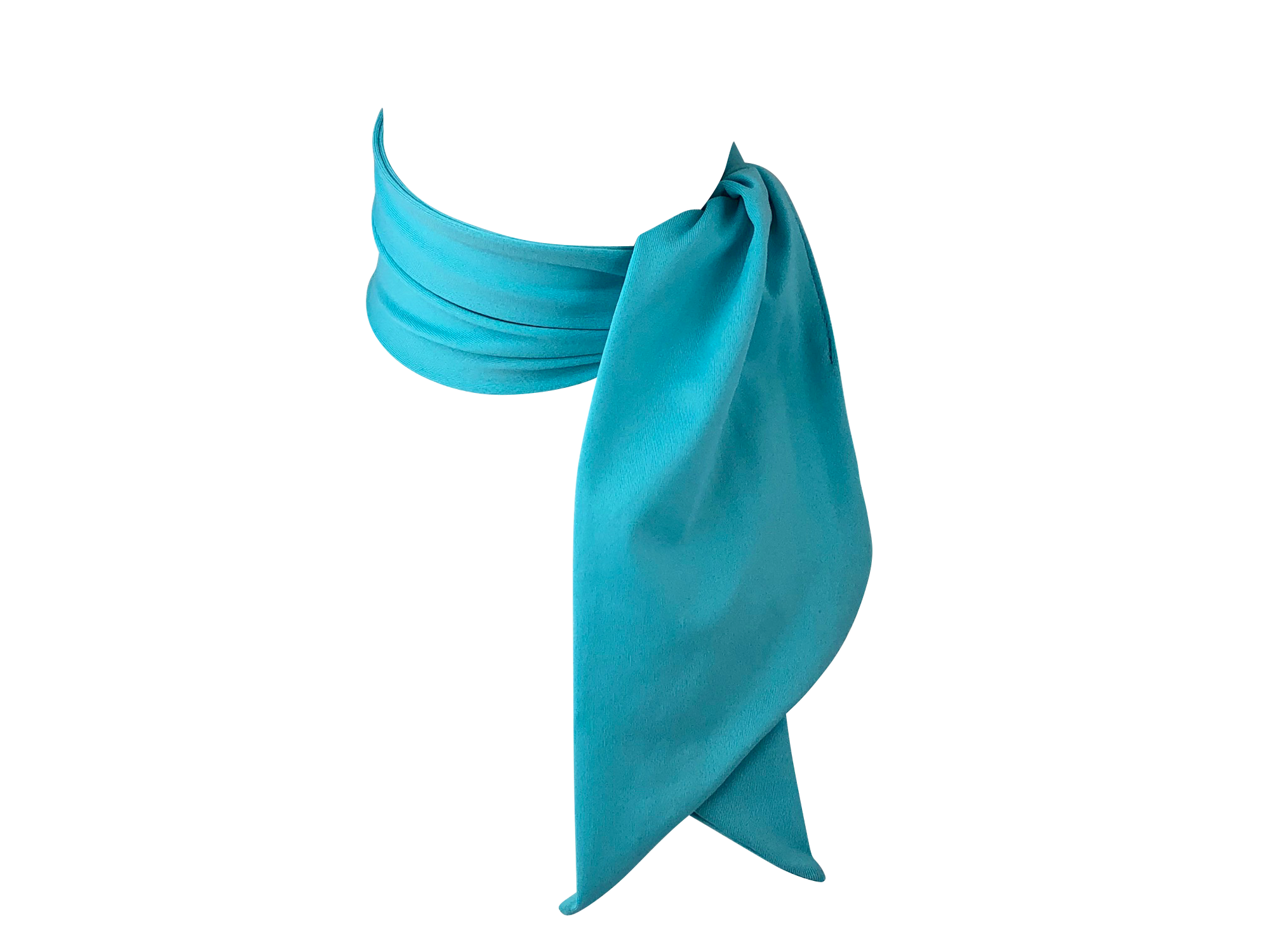 Solid Color Multifunction Cooling Scarf -Turquoise